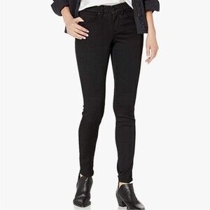 Vintage America Black Boho Straight Denim Jeans 4